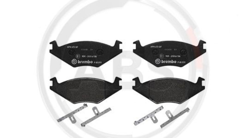 Set placute frana,frana disc punte fata (P85019 ABS) SEAT,VW