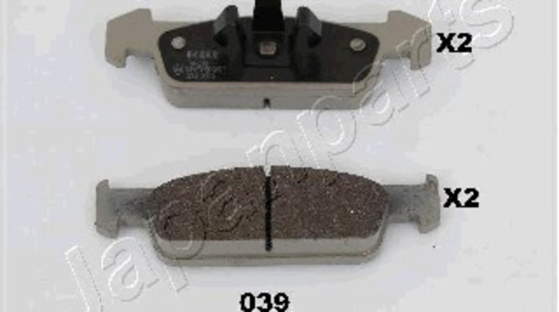 Set placute frana,frana disc punte fata (PA039AF JAPANPARTS) DACIA,RENAULT