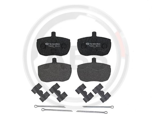 Set placute frana,frana disc punte fata (PA6001 ABS) ALFA ROMEO,DAF,FORD,IVECO,LAND ROVER,LDV