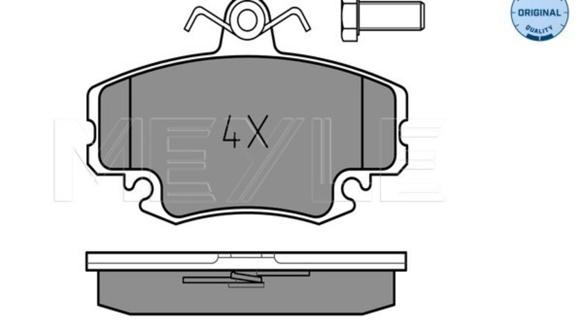 Set placute frana,frana disc punte fata (0252146318W MEYLE) DACIA,LADA,RENAULT