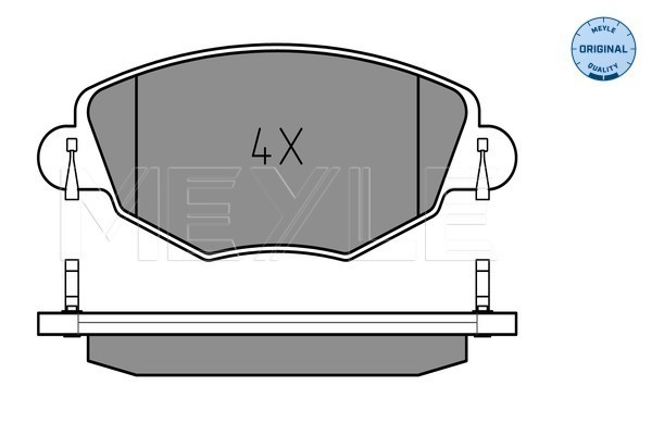 Set placute frana,frana disc punte fata (0252327918 MEYLE) FORD,FORD (CHANGAN),JAGUAR