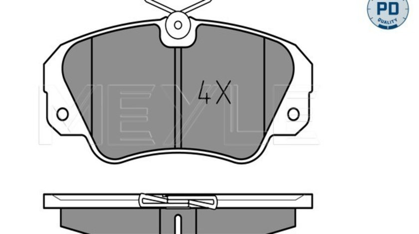 Set placute frana,frana disc punte fata (0252136819PD MEYLE) OPEL,VAUXHALL