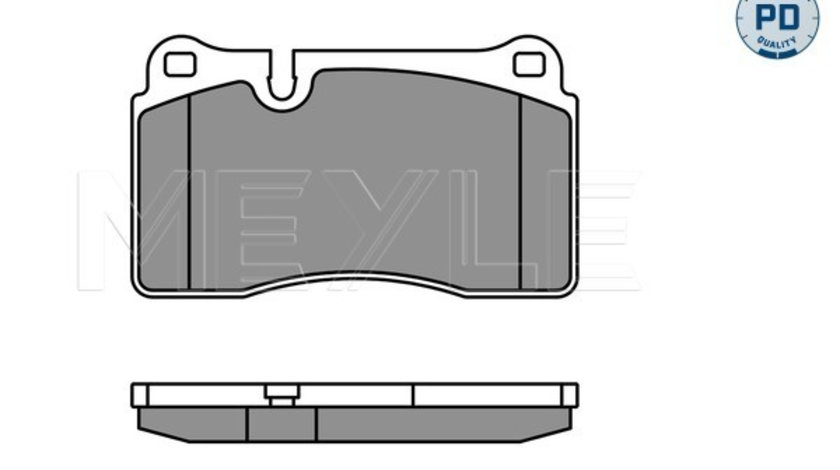 Set placute frana,frana disc punte fata (0252409817PD MEYLE) AUDI,CUPRA,SEAT,VW