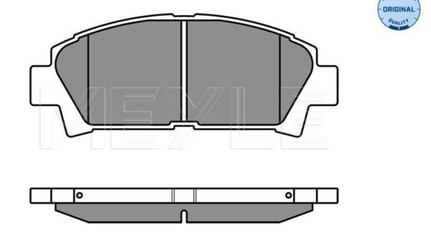 Set placute frana,frana disc punte fata (0252196115W MEYLE) LEXUS,TOYOTA