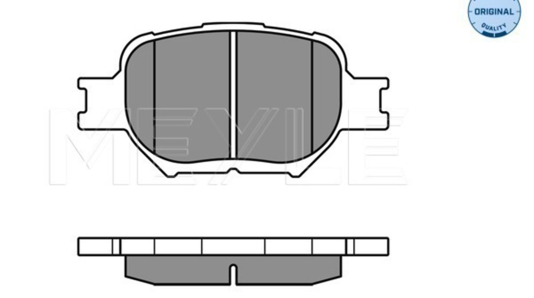 Set placute frana,frana disc punte fata (0252352617 MEYLE) TOYOTA