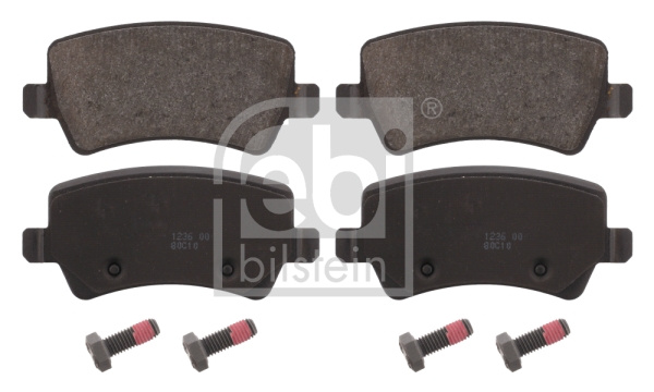 Set placute frana,frana disc puntea spate (16625 FEBI BILSTEIN) FORD,LAND ROVER,VOLVO