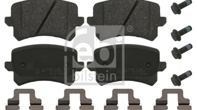 Set placute frana,frana disc puntea spate (16991 FEBI BILSTEIN) AUDI,SEAT,VW