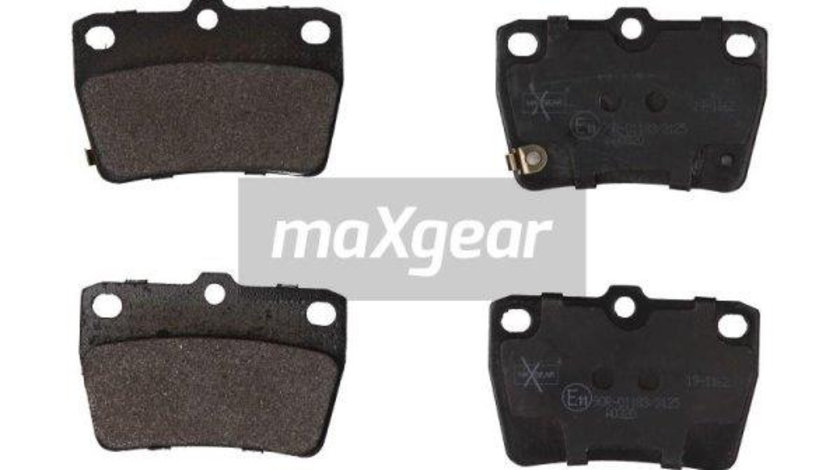 Set placute frana,frana disc puntea spate (191162 MAXGEAR) CHERY,DR,TOYOTA