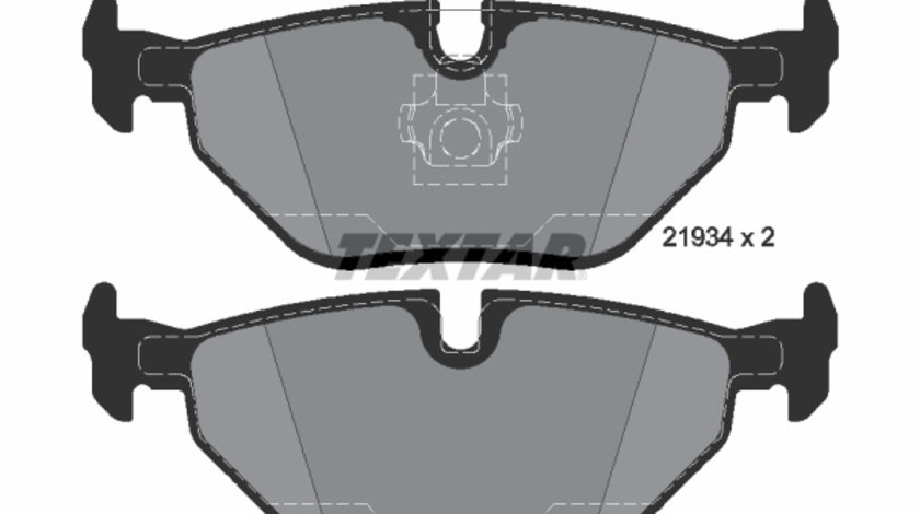 Set placute frana,frana disc puntea spate (2193481 TEXTAR) ALPINA,BAIC,BMW,BMW (BRILLIANCE),JINBEI,MG,MG (NANJING),MG (SAIC),ROEWE (SAIC),ROVER,WIESMANN