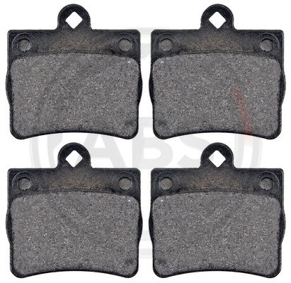 Set placute frana,frana disc puntea spate (37006 ABS) MERCEDES-BENZ