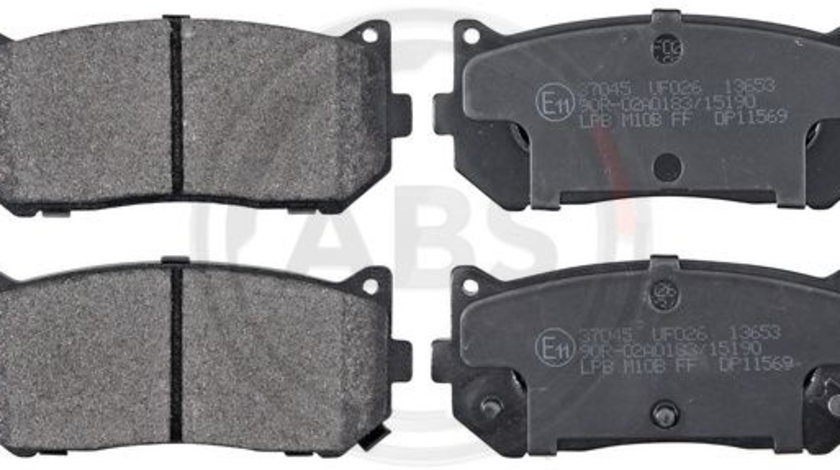 Set placute frana,frana disc puntea spate (37045 ABS) KIA