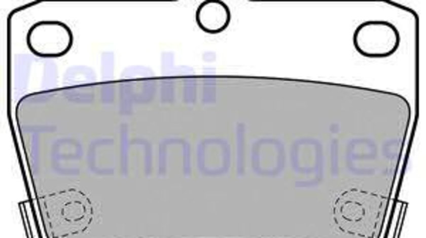 Set placute frana,frana disc puntea spate (LP1942 DELPHI) CHERY,DR,TOYOTA