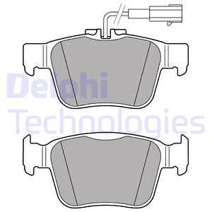 Set placute frana,frana disc puntea spate (LP3311 DELPHI) ALFA ROMEO,MASERATI