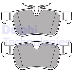 Set placute frana,frana disc puntea spate (LP3312 DELPHI) VOLVO,VOLVO ASIA