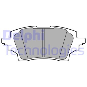 Set placute frana,frana disc puntea spate (LP3608 DELPHI) MAZDA,SUZUKI,TOYOTA