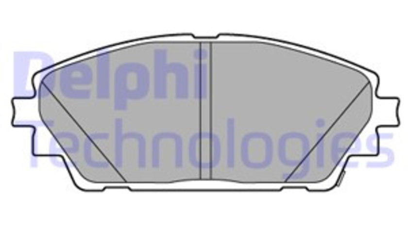 Set placute frana,frana disc puntea spate (LP3633 DELPHI) MAZDA,MAZDA (CHANGAN)