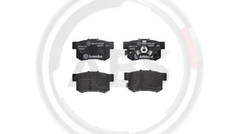 Set placute frana,frana disc puntea spate (P28061 ABS) ACURA,HONDA,HONDA (DONGFENG),HONDA (GAC)