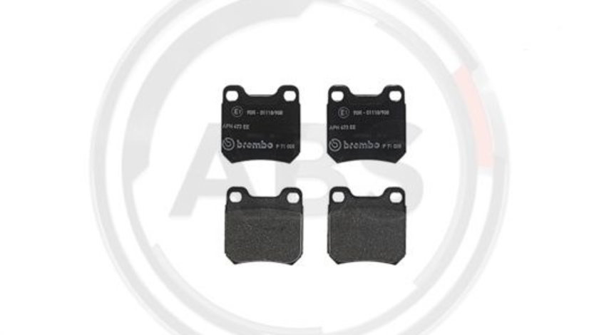 Set placute frana,frana disc puntea spate (P71008 ABS) SAAB