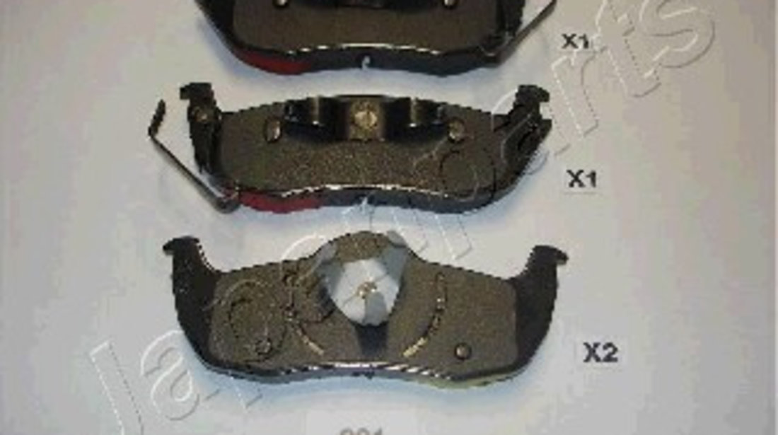 Set placute frana,frana disc puntea spate (PP001AF JAPANPARTS) JEEP