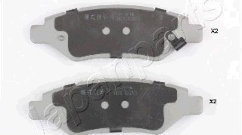 Set placute frana,frana disc puntea spate (PP007AF JAPANPARTS) CADILLAC,CHEVROLET