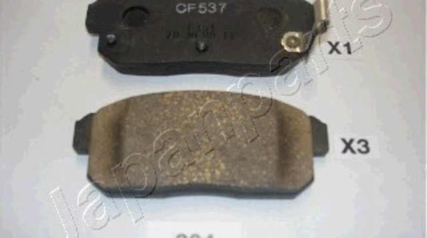 Set placute frana,frana disc puntea spate (PP304AF JAPANPARTS) MAZDA,SUZUKI