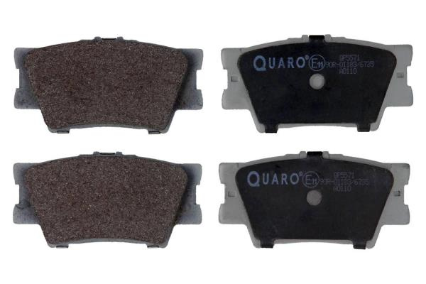 Set placute frana,frana disc puntea spate (QP5571 QUARO) LEXUS,TOYOTA,TOYOTA (GAC)