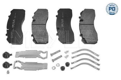 Set placute frana,frana disc puntea spate (0252909530PD MEYLE) IRISBUS,IVECO,MAN,MERCEDES-BENZ