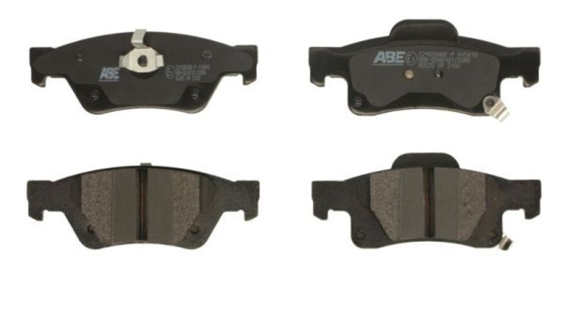 Set placute frana,frana disc puntea spate (C2Y026ABEP ABE) DODGE,JEEP