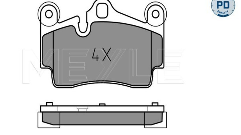 Set placute frana,frana disc puntea spate (0252369417PD MEYLE) AUDI,PORSCHE,VW