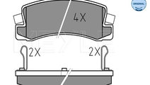 Set placute frana,frana disc puntea spate (0252007...