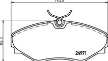 Set placute frana,frana disc RENAULT AVANTIME (DE0...