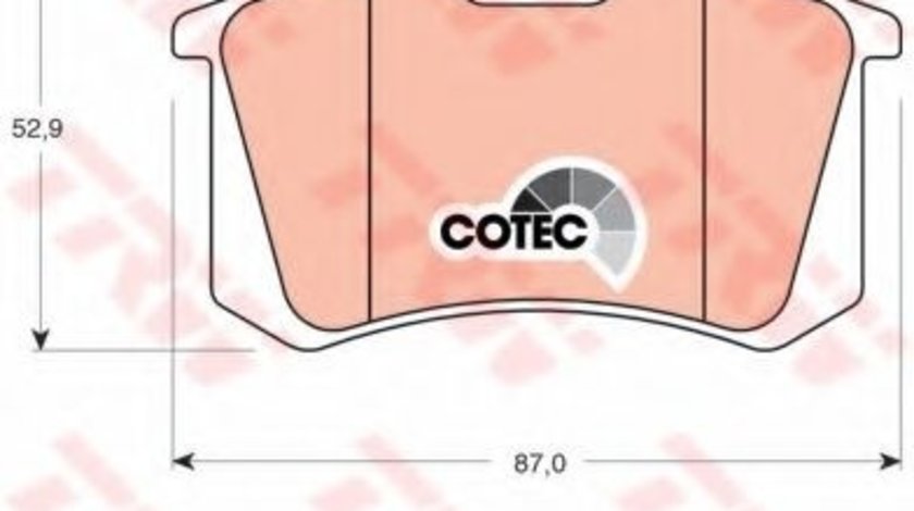 Set placute frana,frana disc RENAULT ESPACE III (JE0) (1996 - 2002) TRW GDB1330 piesa NOUA