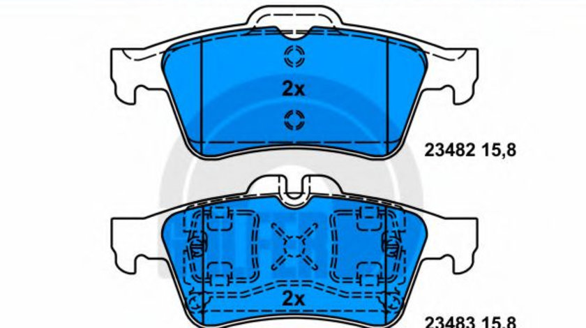 Set placute frana,frana disc RENAULT ESPACE IV (JK0/1) (2002 - 2015) GALFER B1.G102-0470.2 piesa NOUA