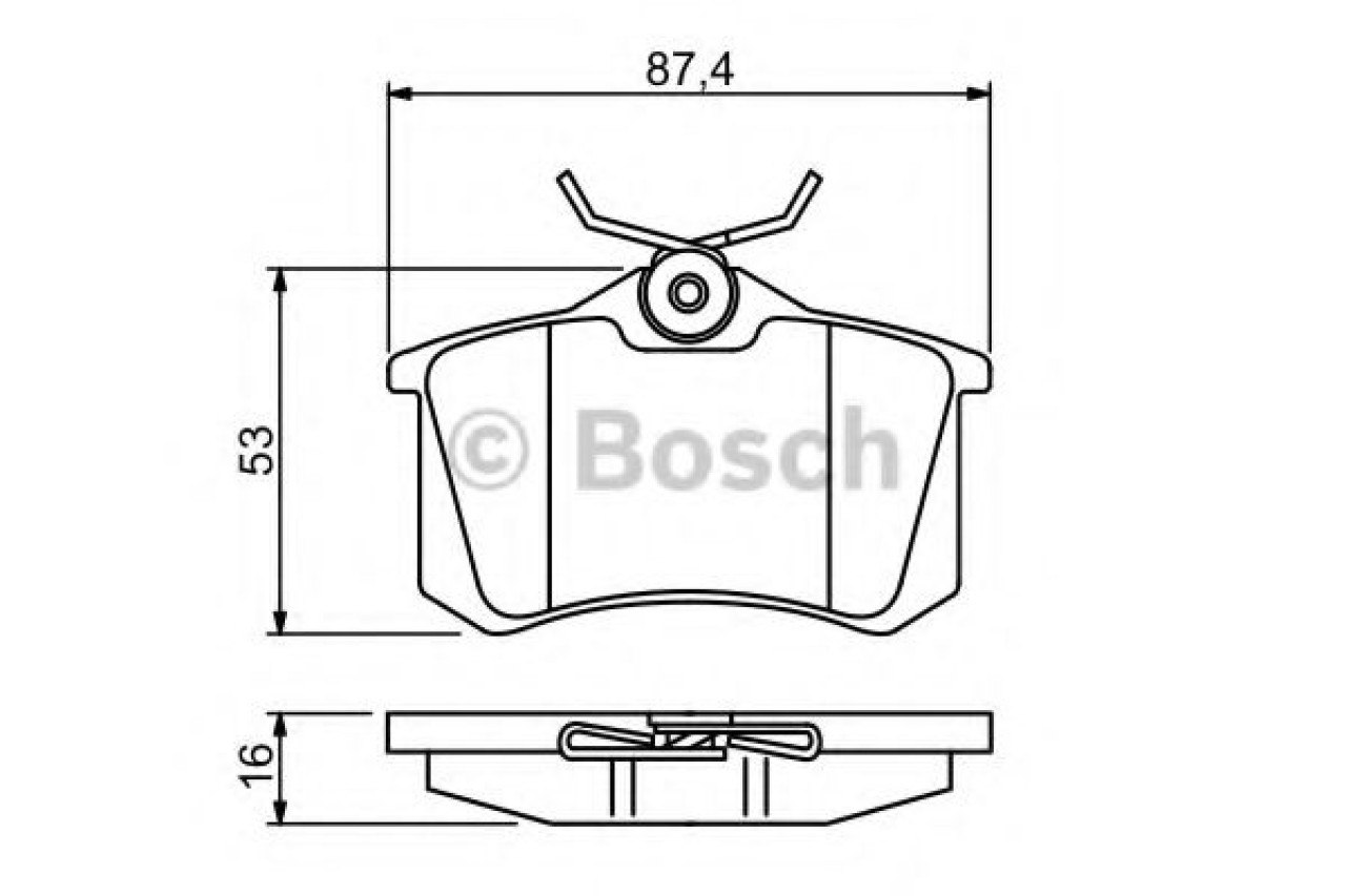 Set placute frana,frana disc RENAULT FLUENCE (L30) (2010 - 2016) BOSCH 0 986 494 387 piesa NOUA