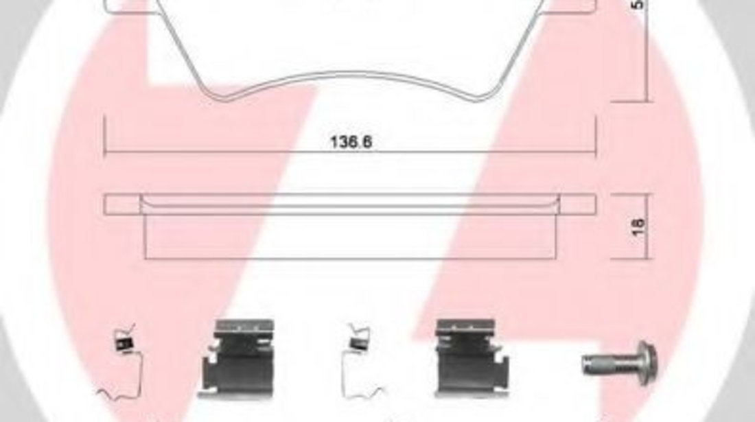 Set placute frana,frana disc RENAULT GRAND SCENIC II (JM0/1) (2004 - 2016) ZIMMERMANN 23930.180.2 piesa NOUA