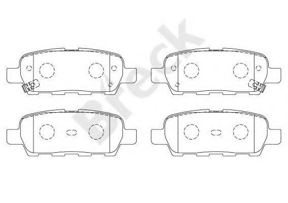 Set placute frana,frana disc RENAULT KOLEOS (HY) (2008 - 2016) Break 23871 00 702 10 piesa NOUA