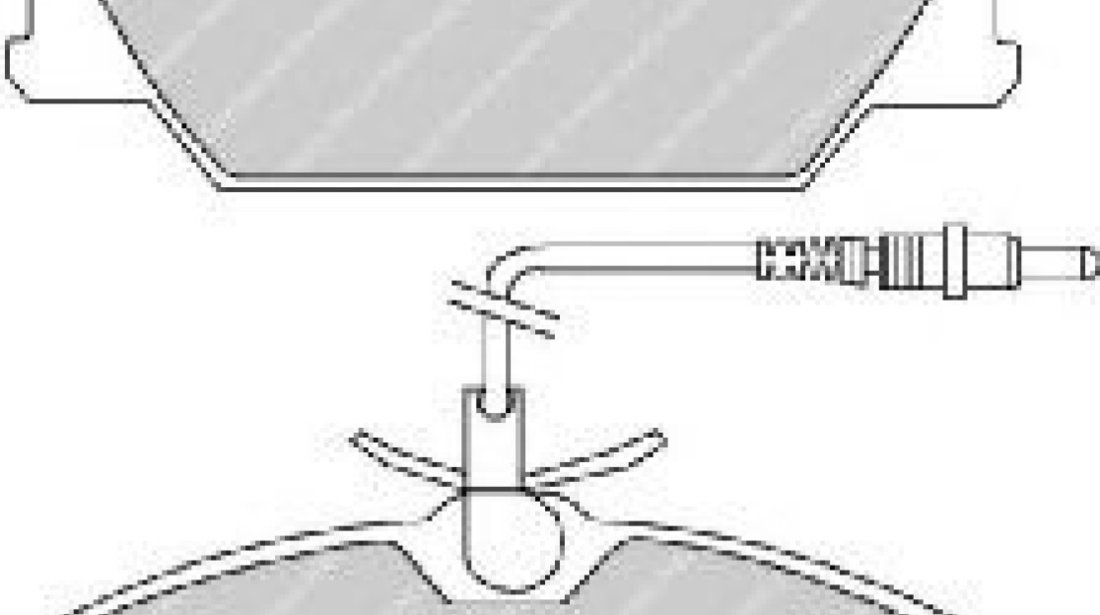 Set placute frana,frana disc RENAULT LAGUNA I (B56, 556) (1993 - 2001) FERODO FDB406 piesa NOUA