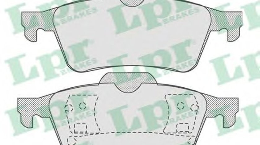 Set placute frana,frana disc RENAULT LAGUNA II (BG0/1) (2001 - 2016) LPR 05P815 piesa NOUA