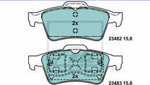 Set placute frana,frana disc RENAULT LAGUNA II Gra...