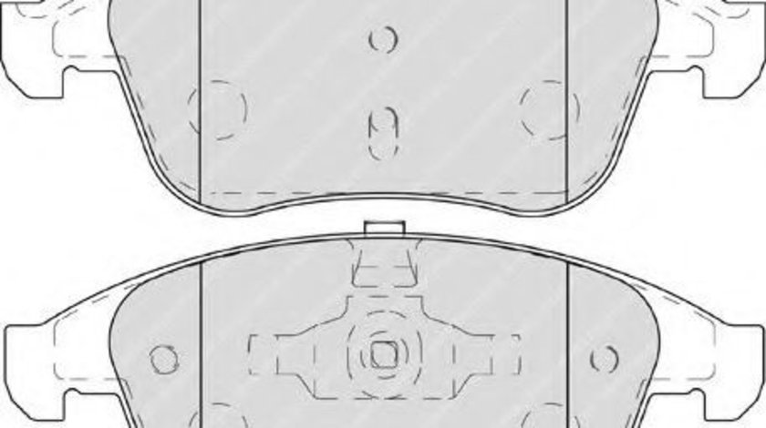 Set placute frana,frana disc RENAULT LAGUNA III Grandtour (KT0/1) (2007 - 2016) FERODO FDB4249 piesa NOUA