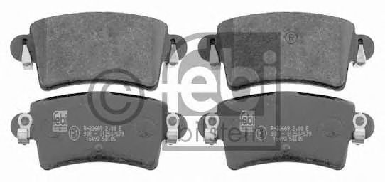 Set placute frana,frana disc RENAULT MASTER II caroserie (FD) (1998 - 2010) FEBI BILSTEIN 16493 piesa NOUA