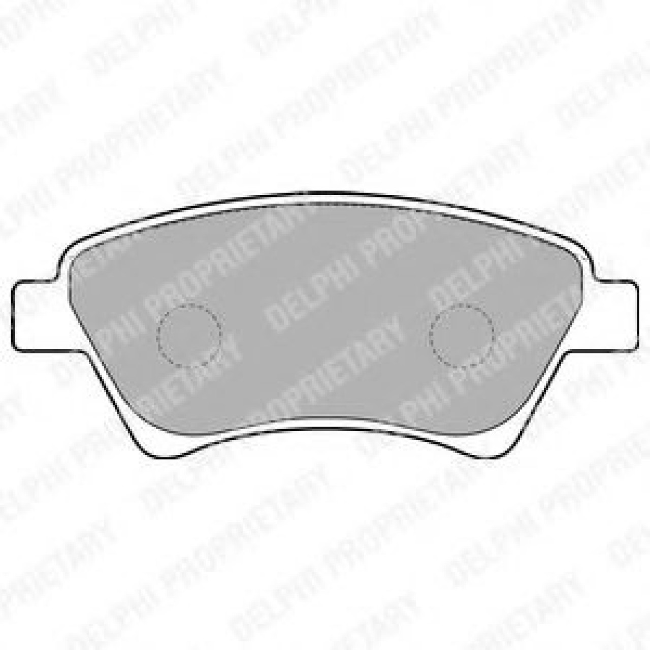 Set placute frana,frana disc RENAULT MEGANE I Break (KA0/1) (1999 - 2003) DELPHI LP1730 piesa NOUA