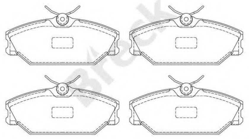 Set placute frana,frana disc RENAULT MEGANE I Classic (LA0/1) (1996 - 2006) Break 23172 00 702 00 piesa NOUA