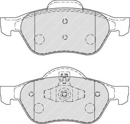 Set placute frana,frana disc RENAULT MEGANE II (BM0/1, CM0/1) (2002 - 2011) FERODO FDB1866 piesa NOUA