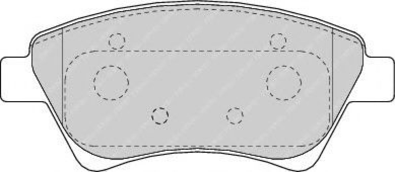 Set placute frana,frana disc RENAULT MEGANE II Limuzina (LM0/1) (2003 - 2016) FERODO FDB1544 piesa NOUA