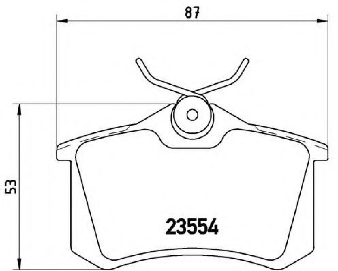 Set placute frana,frana disc RENAULT MEGANE III Cupe (DZ0/1) (2008 - 2016) BREMBO P 68 024 piesa NOUA