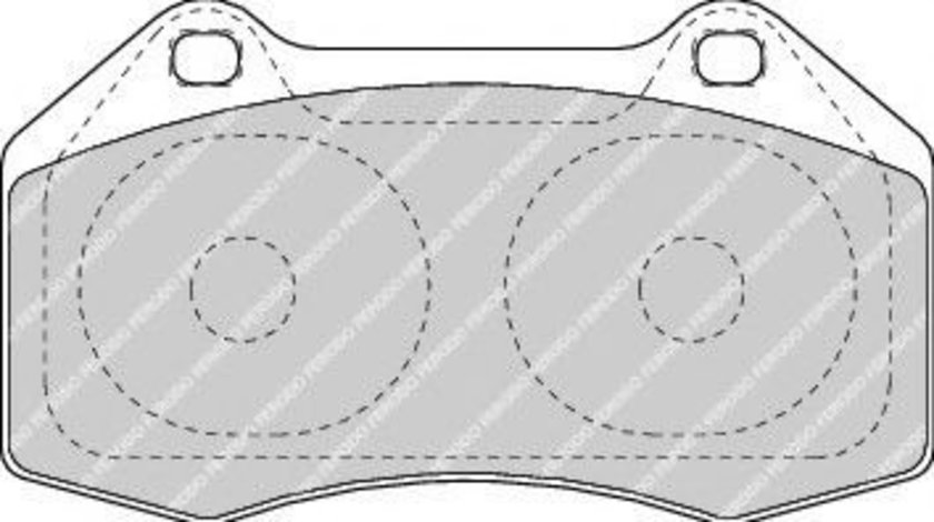 Set placute frana,frana disc RENAULT MEGANE III Cupe (DZ0/1) (2008 - 2016) FERODO FDB1667 piesa NOUA