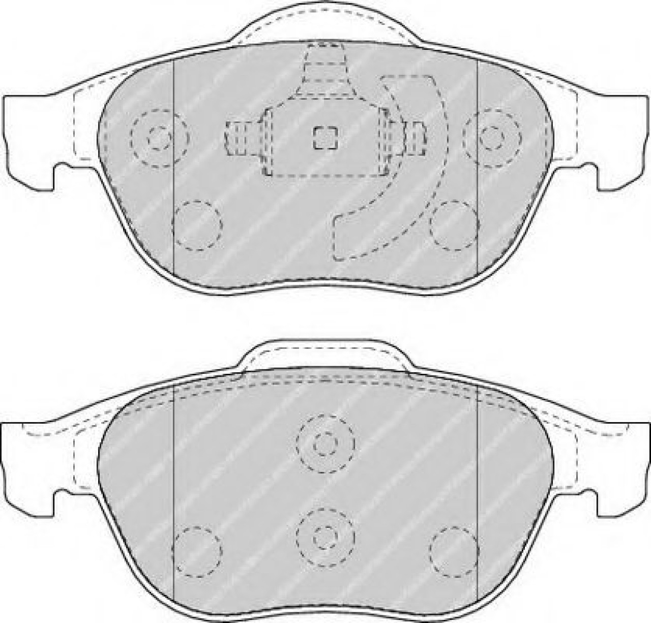 Set placute frana,frana disc RENAULT SCENIC I (JA0/1) (1999 - 2003) FERODO FDB1441 piesa NOUA