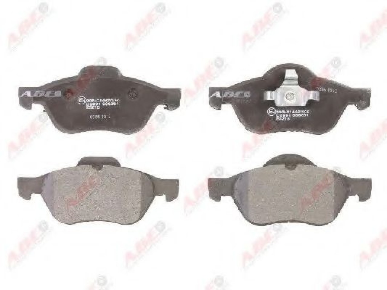 Set placute frana,frana disc RENAULT SCENIC II (JM0/1) (2003 - 2009) ABE C1R019ABE piesa NOUA