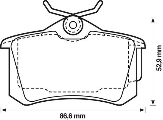 Set placute frana,frana disc RENAULT SCENIC III (JZ0/1) (2009 - 2016) OE 440605713R piesa NOUA